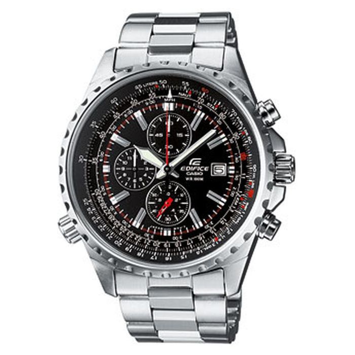 Reloj Hombre Casio 527D-1AVEF Negro Plateado Reloj Hombre Casio 527D-1AVEF Negro Plateado