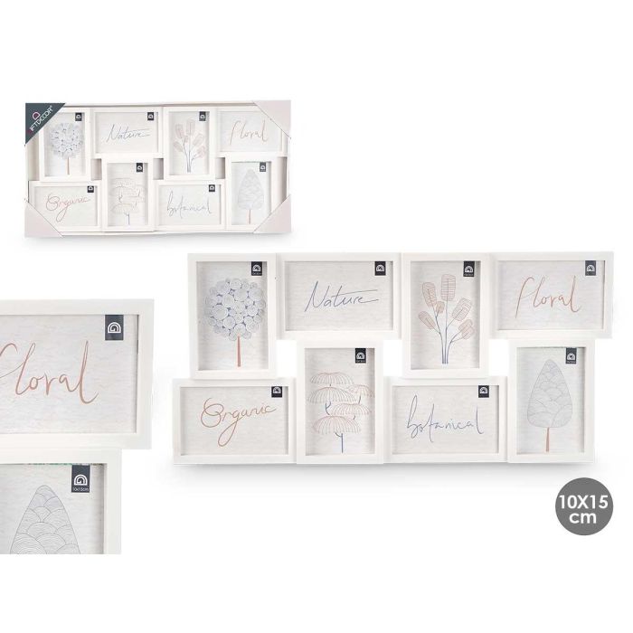Portafotos 10X15Cm 8 Fotos Blanco Giftdecor (8 Unidades) Portafotos 10X15Cm 8 Fotos Blanco Giftdecor (8 Unidades)
