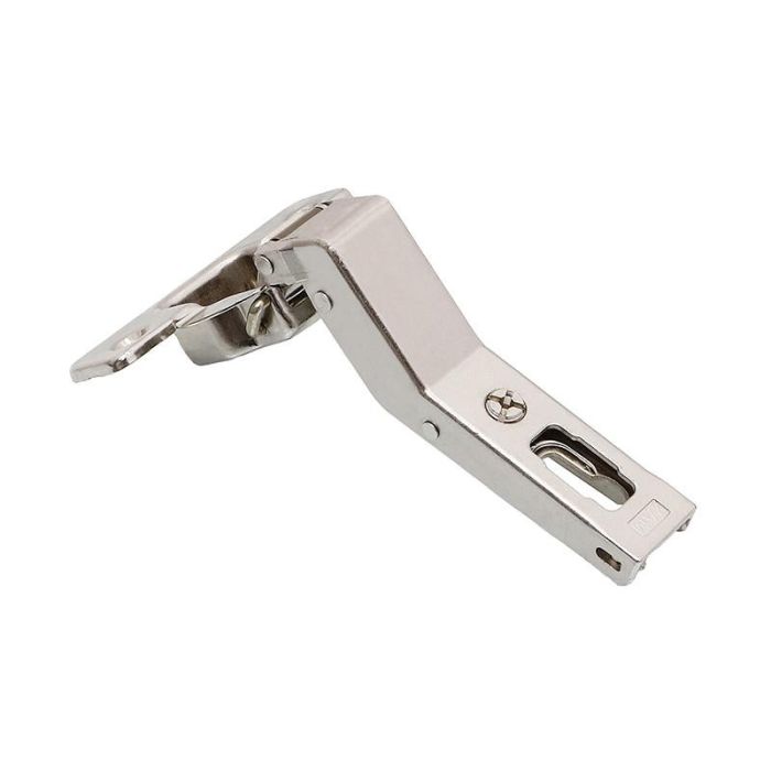 Salice Bisagra 200 Codo 45º Acero Niquelado Opaco ø 35mm para Armarios y Puertas de Madera 19-35mm