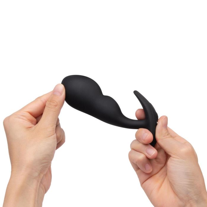 Plug anal con control remoto B-Vibe Negro 5