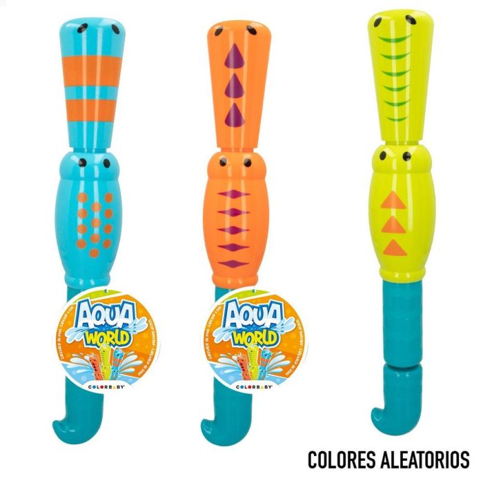 Pistola de Agua Colorbaby AquaWorld 54,5 x 8,5 x 8,5 cm (9 Unidades) 1