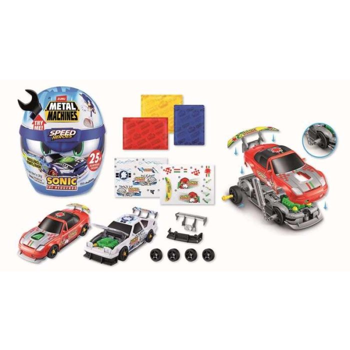 Casco metal machines sonic speed hero, monta tu propio coche 1 Casco metal machines sonic speed hero, monta tu propio coche 1