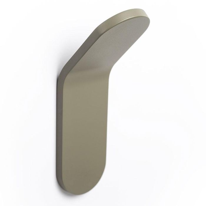 Percha Tik 40X125X47 Gris Musgo Con Adhesivo 3M. Resistencia 5Kgs. Viefe Percha Tik 40X125X47 Gris Musgo Con Adhesivo 3M. Resistencia 5Kgs. Viefe