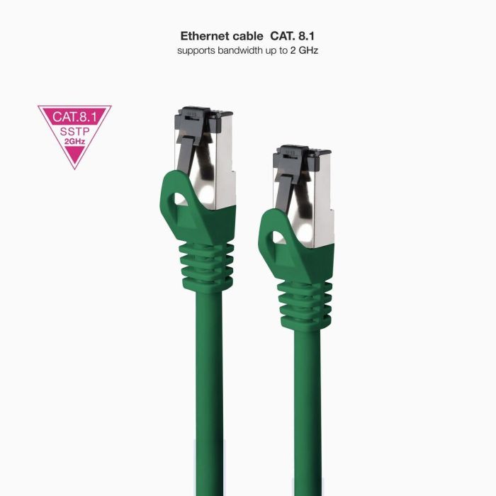 Cable USB NANOCABLE 10.20.2002-GR Verde 2 m 3