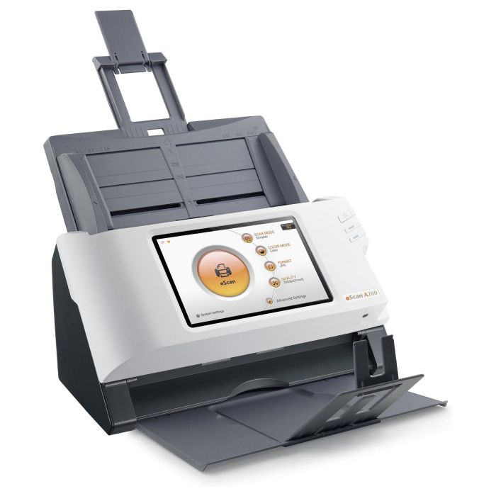 Plustek Escaner A280 Essential, Resolucion 600x600 DPI, Escaneado Duplex, Color, Velocidad 20 seg/pagina, ADF 10