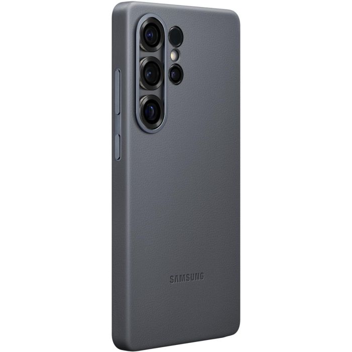 Samsung EF-VS938 Funda Kindsuit Original para Galaxy S25 Ultra, Protección Anticaída, Resistente a Rayones, Piel Sintética Negro 3