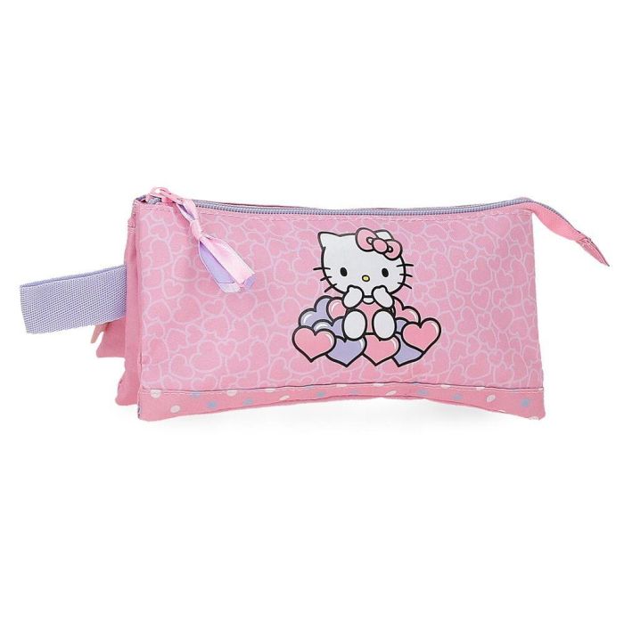 JOUMMA BAGS Hello Kitty Hearts & Dots Portatodo triple 22x12x5cm