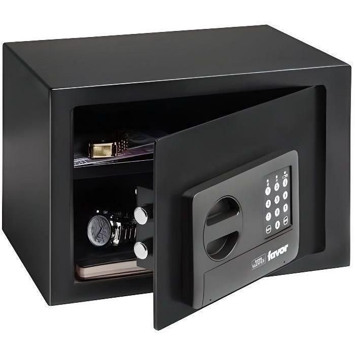 BURG-WÄCHTER Safe S5 E - Caja Fuerte de Seguridad Robusta Pared Simple con Doble Cerradura de Bit y 2 Llaves