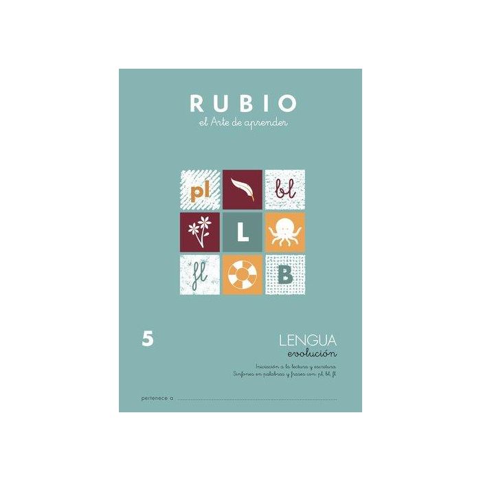 Cuaderno Rubio A4 Lengua Evolucion Nº 5 10 unidades
