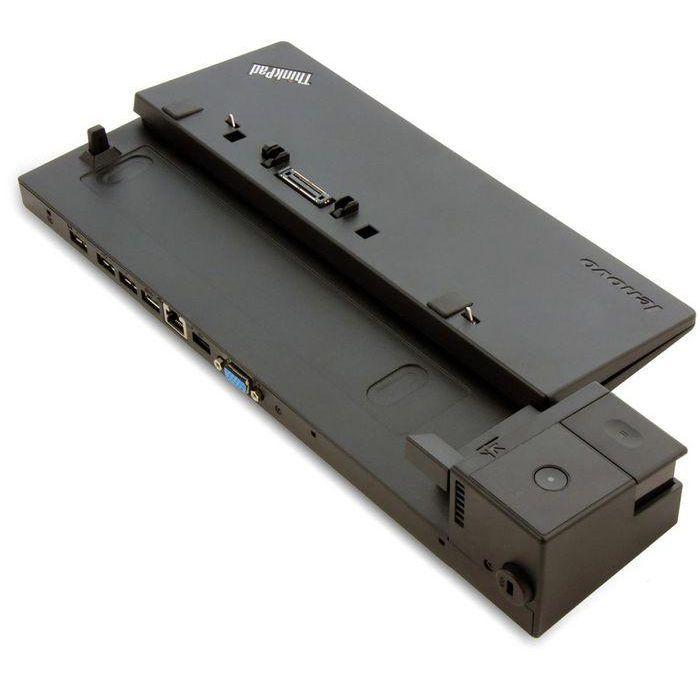 Lenovo ThinkPad Basic Dock - Estación Acoplamiento con Adaptador AC 65W, USB 3.0, USB 2.0, Ethernet, VGA