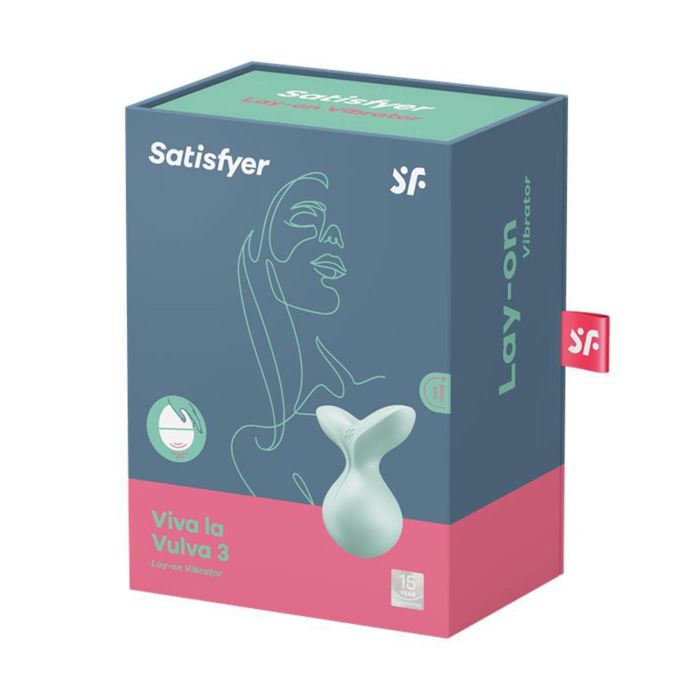 Satisfyer Viva la vulva 3 lay-on vibrator menta