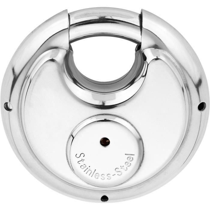 Burg Wachter 21 70 SB Candado Cilíndrico de Acero Inoxidable 70 mm con Apertura con Llave 3 Burg Wachter 21 70 SB Candado Cilíndrico de Acero Inoxidable 70 mm con Apertura con Llave 3