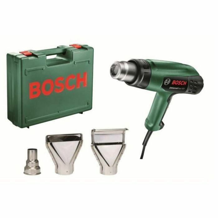 Bosch Universal Heat 600 Pistola de calor con 2 boquillas adicionales, escudo térmico extraíble y calentamiento rápido Bosch Universal Heat 600 Pistola de calor con 2 boquillas adicionales, escudo térmico extraíble y calentamiento rápido