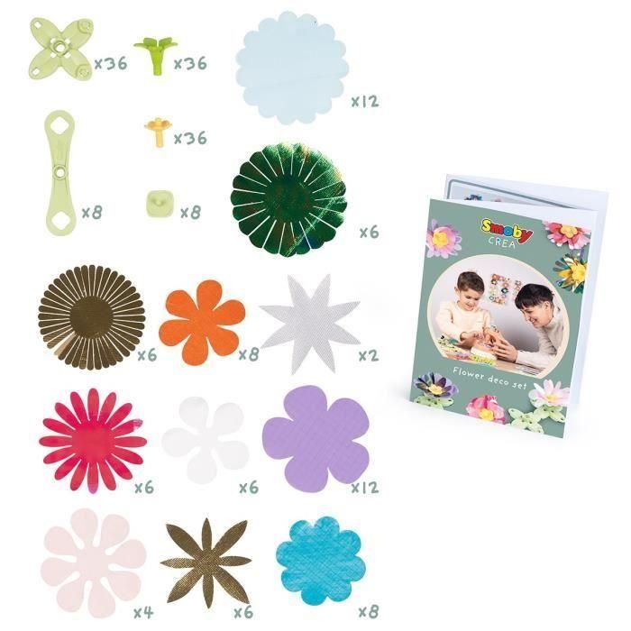 Smoby - Ocio creativo - Recambios de 16 flores - Para el conjunto de creación de objetos decorativos - Hecho en Francia 2 Smoby - Ocio creativo - Recambios de 16 flores - Para el conjunto de creación de objetos decorativos - Hecho en Francia 2