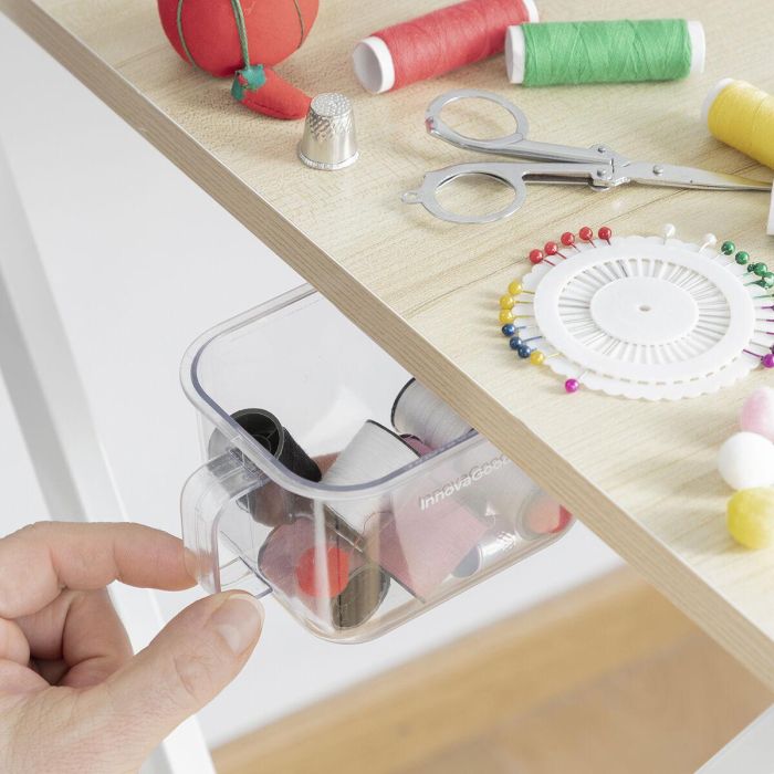 Recipientes de Cocina Adhesivos Extraíbles Handstore InnovaGoods Pack de 2 uds 6 Recipientes de Cocina Adhesivos Extraíbles Handstore InnovaGoods Pack de 2 uds 6