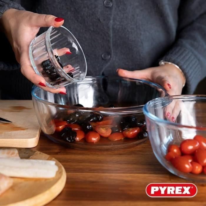 Pyrex Cacerola Boro con Tapa Essentials 1.6L + 0.5L Vidrio Transparente 2 Piezas Apta Horno Microondas Congelador Lavavajillas Choque Térmico 3 Pyrex Cacerola Boro con Tapa Essentials 1.6L + 0.5L Vidrio Transparente 2 Piezas Apta Horno Microondas Congelador Lavavajillas Choque Térmico 3