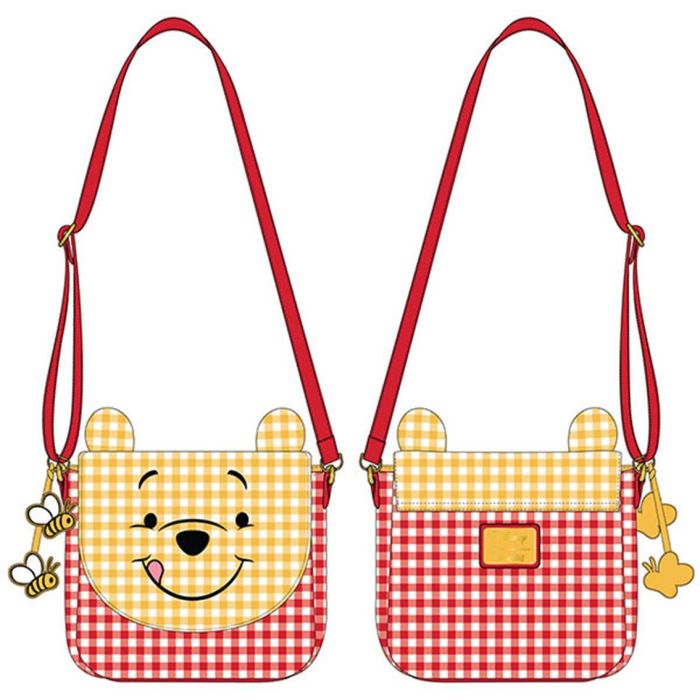 Loungefly Bolso Disney Winnie The Pooh Guinga, Estilo Cuadro, 24X20X08cm