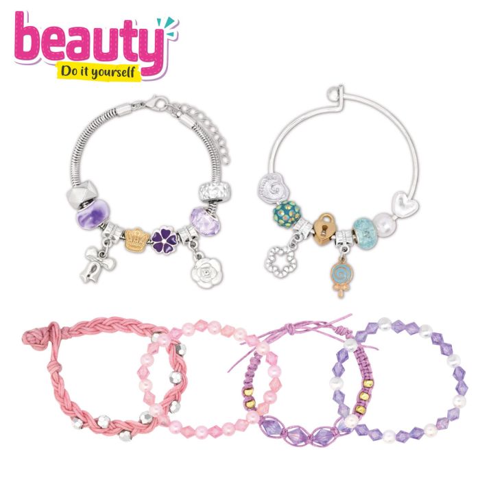 Kit Creación de Pulseras y Collares Colorbaby 6,5 X 0,1 X 6,5 CM (6 Unidades) 1