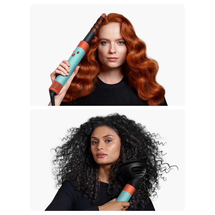 Dyson Airwrap HS08 ID Complete Long Ceramic Patina/Topaz Herramienta de Peinado Múltiples Accesorios 4