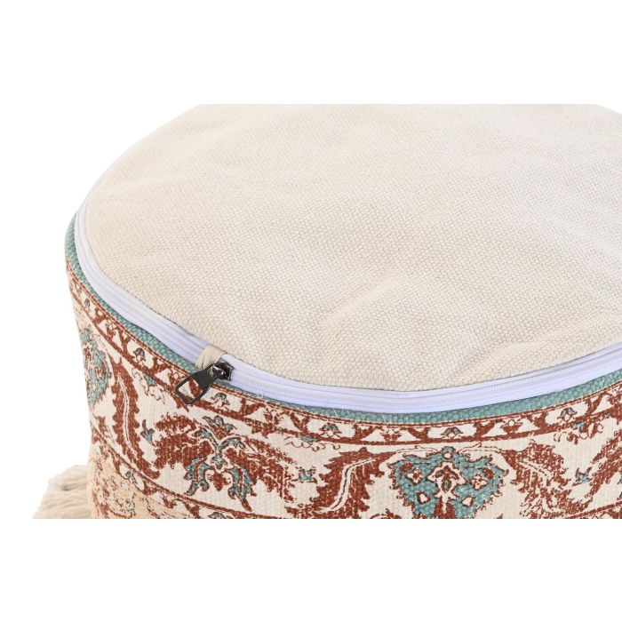 DKD Home Decor Cojin Suelo Arabe Fez Verde Beige 46x46x37 cm 2