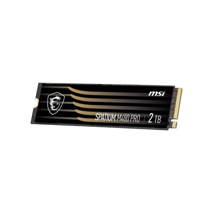 MSI SPATIUM M480 PRO PCIE 4.0 NVME M.2 2TB unidad de estado sólido PCI Express 4.0 3D NAND