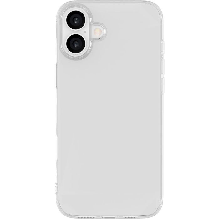 eSTUFF Funda TPU Infinite Vienna para iPhone 16 Transparente - 100% Plástico Reciclado Certificado GRS