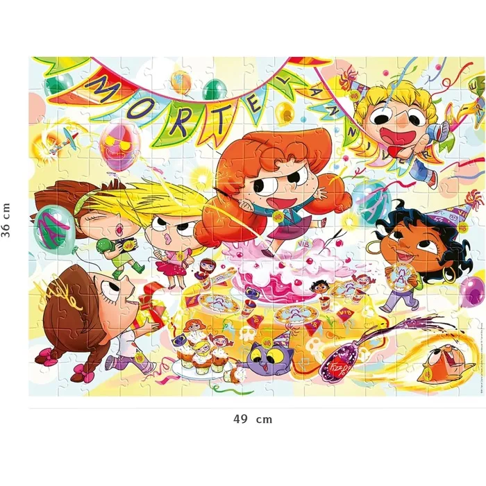 Nathan Puzzle Mortelle Adele 1696547212600 para Niños - Dibujos Animados y Cómics - 150 Piezas