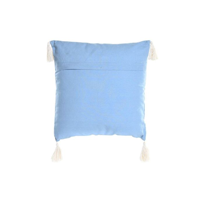 Cojin DKD Home Decor Azul Blanco 15 x 40 x 40 cm 1