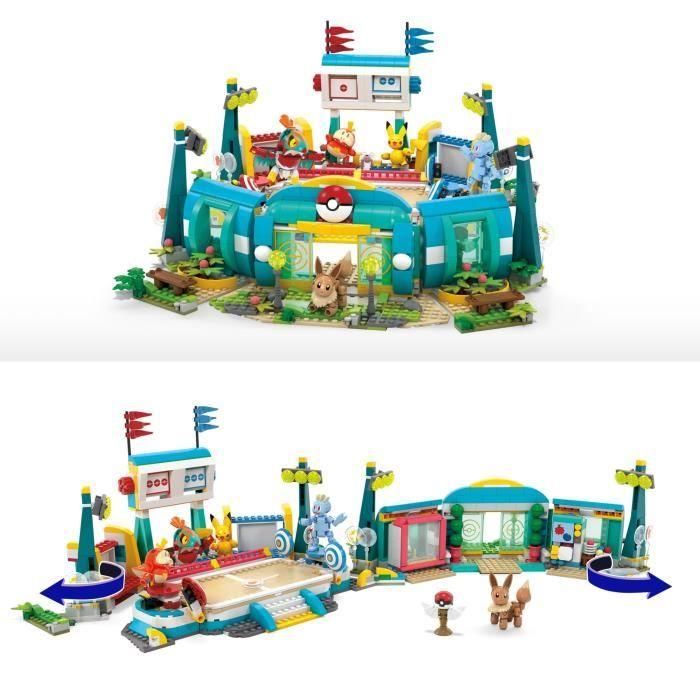 MEGA-Estadio de entrenamiento Pokémon-Constructor de aventuras HWR82 4 MEGA-Estadio de entrenamiento Pokémon-Constructor de aventuras HWR82 4