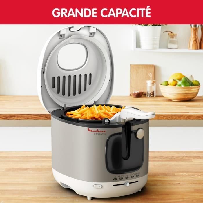 MOULINEX - Freidora clásica Mega XXL 2kg - AM480070 1 MOULINEX - Freidora clásica Mega XXL 2kg - AM480070 1