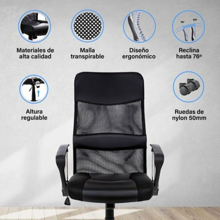 Silla de Oficina Owlotech Negro 7