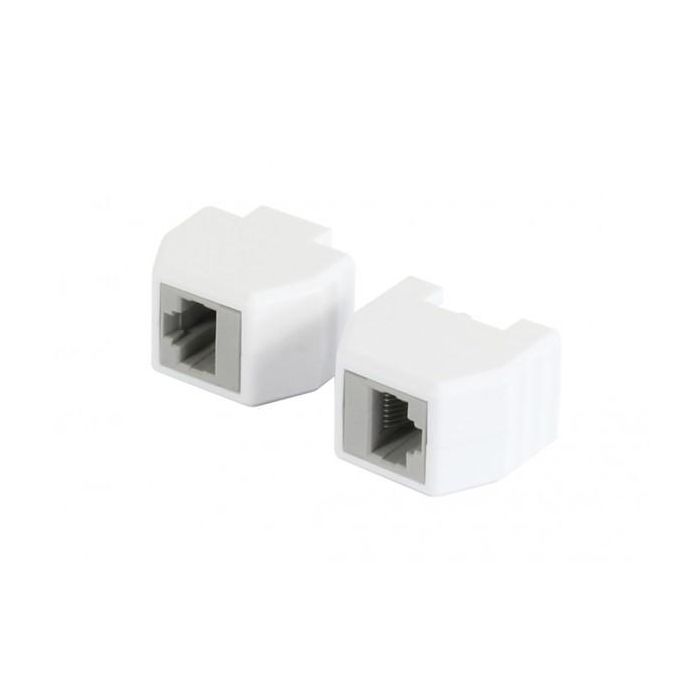 ALLNET TP-TP Kupplung CAT6A Buchse 1:1 8-pol. RJ45 magnetische Sicherungskupplung 50er Bulk Set Abwurfbuchse PoE fähig bis zu 10GBit