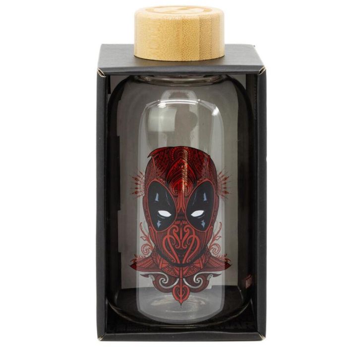 Botella cristal Deadpool Marvel 620ml 3 Botella cristal Deadpool Marvel 620ml 3