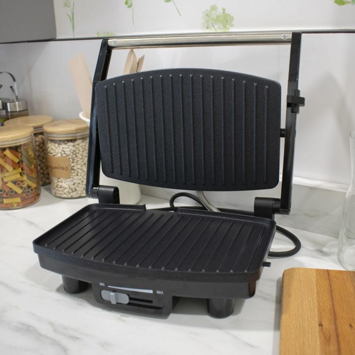 Plancha Grill TM Electron 1500 W 28 x 19 cm Acero 2 Plancha Grill TM Electron 1500 W 28 x 19 cm Acero 2