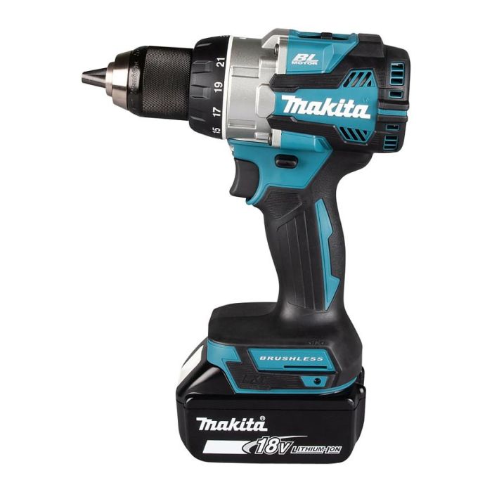 Makita DDF489Z Destornillador Eléctrico Sin Escobillas, 18V, 73 Nm, Mango de Pistola, Ideal para Acero y Madera 1