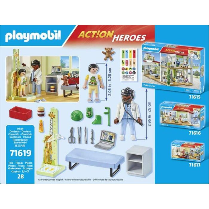 Pediatra con osito de peluche. playmobil action. 2 Pediatra con osito de peluche. playmobil action. 2