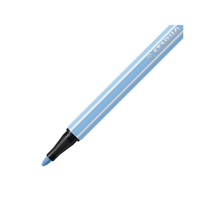 Rotulador Stabilo Acuarelable Pen 68 Azul Claro Punta Gruesa 1 mm 1