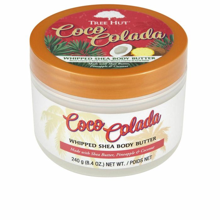 Tree Hut Manteca Souflé Corporal Coco Colada | Hidratante & Iluminadora con Piña, Coco y Karité | Antiedad para Piel Radiante 240g