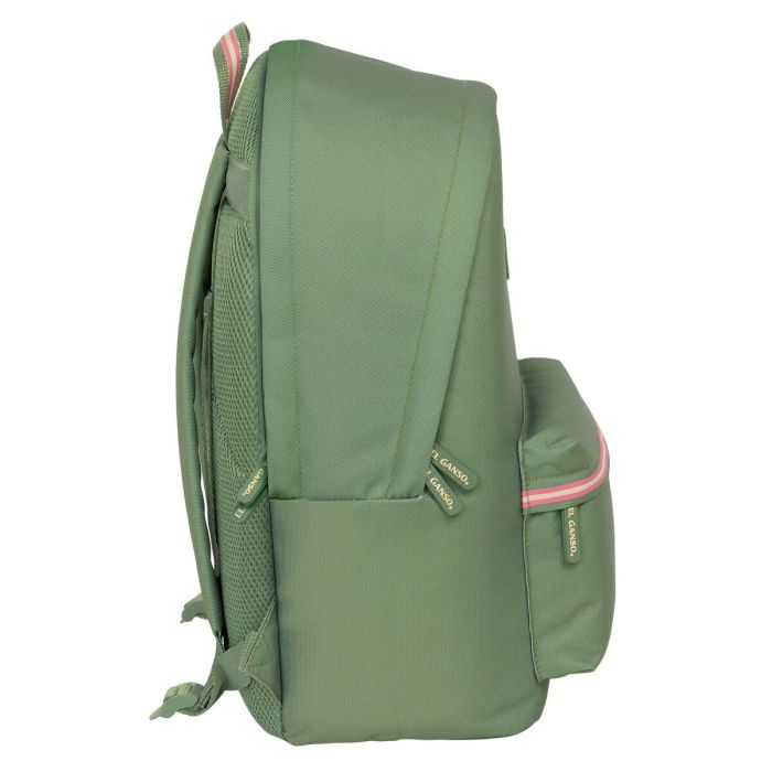 Mochila para Portátil El Ganso +usb el ganso basics Verde 31 x 44 x 18 cm 3 Mochila para Portátil El Ganso +usb el ganso basics Verde 31 x 44 x 18 cm 3