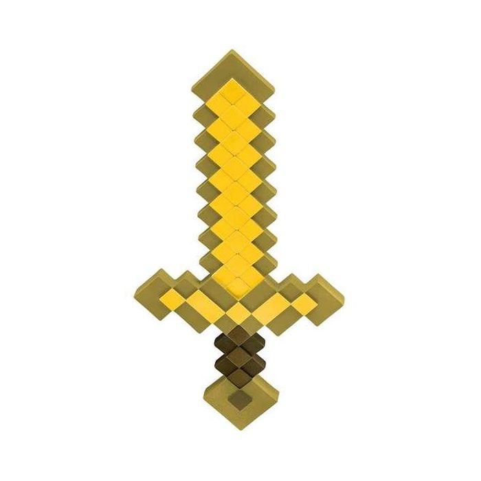 Disfraz acc minecraft espada oro 1