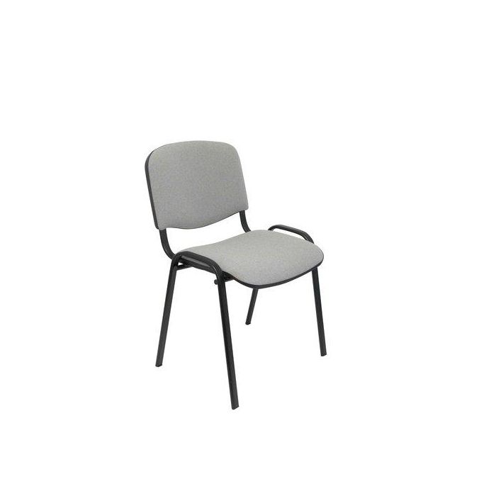 Silla Piqueras Y Crespo Alcaraz Confidente Apilable Asiento Tapizado Aran Gris Pack De 1