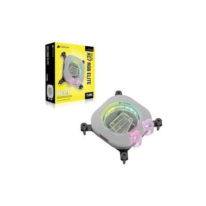 Corsair COR1693117797244 Refrigeración Líquida iCUE LINK XC7 RGB ELITE para Intel 1700 y AMD AM4/AM5, Blanco 2
