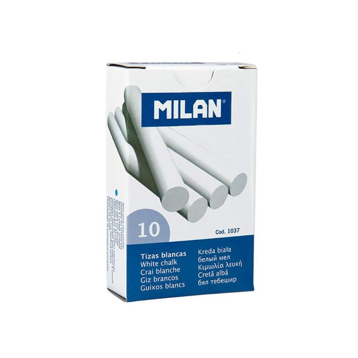 Blister con 2 cajas de 10 tizas blancas milan 1 Blister con 2 cajas de 10 tizas blancas milan 1
