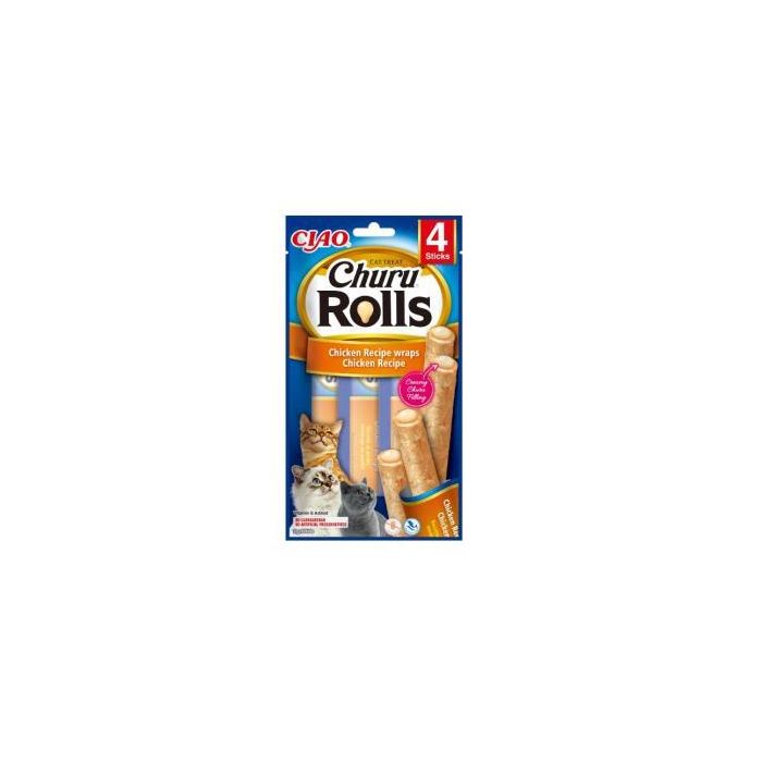 Churu Cat Rolls Receta De Pollo 1 Bolsa De 4 Sticks De 10G S Churu Cat Rolls Receta De Pollo 1 Bolsa De 4 Sticks De 10G S