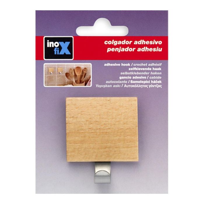 Colgador adhesivo haya 2320-8-000 (blister) inofix 1