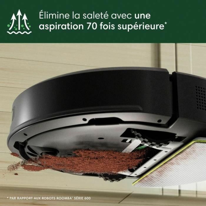Robot aspirador - IROBOT - Roomba 105 Combo - 2h - 7000 Pa - 400 ml - Negro 3 Robot aspirador - IROBOT - Roomba 105 Combo - 2h - 7000 Pa - 400 ml - Negro 3
