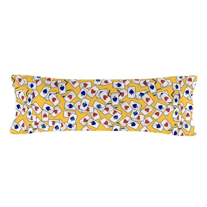 Funda de almohada HappyFriday Mr Fox Tea Time Multicolor 45 x 110 cm