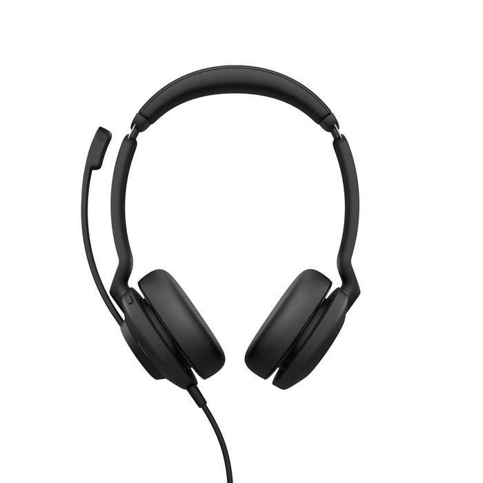 Jabra Evolve2 30 USB-A MS Stereo Auriculares Diadema Profesional Certificado UC & Teams Cancelación Ruido Busylight Cómodos para Oficina Flexible 1