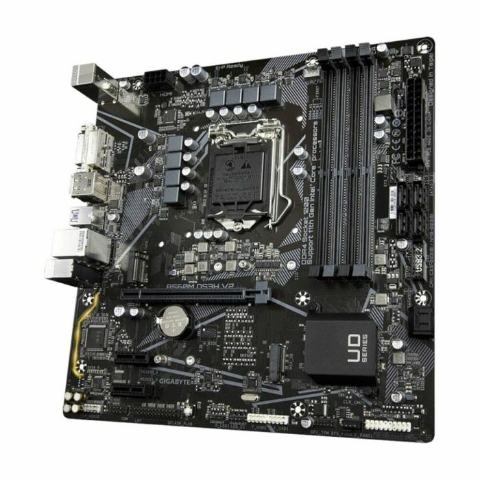 GIGABYTE B560M DS3H V2 Placa Base Intel B560 Express LGA 1200 micro ATX, DDR4, para Intel Core i5/i7/i9
