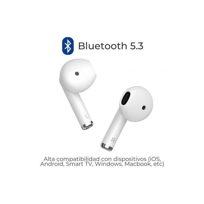 ZTE Auriculares Bluetooth Buds 2 EB64G-W Inalámbricos con Estuche de Carga y Autonomía de 25 Horas Blancos 2